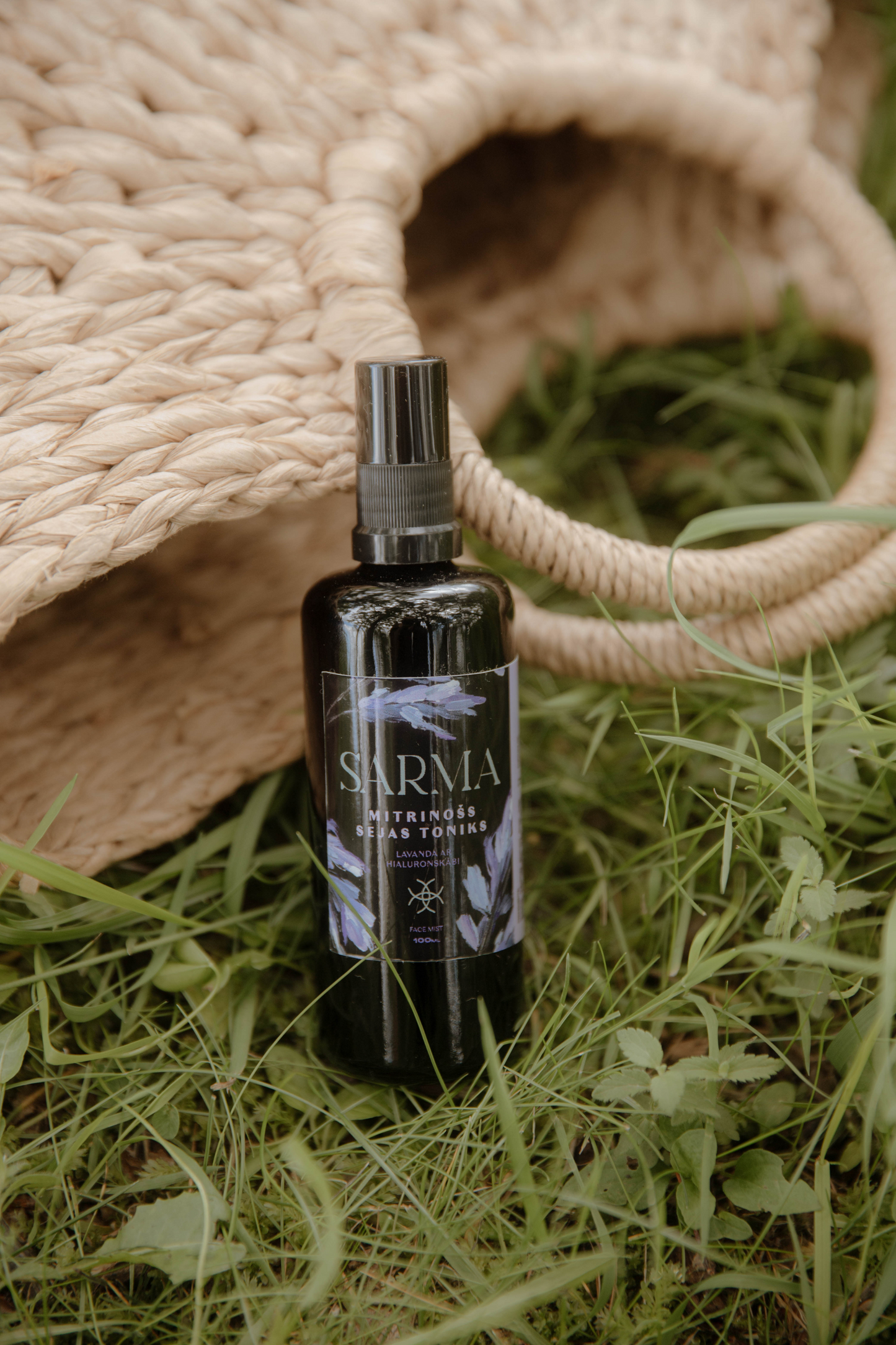 Moisturizing face toner "Lavender" with hyaluronic acid 100ml